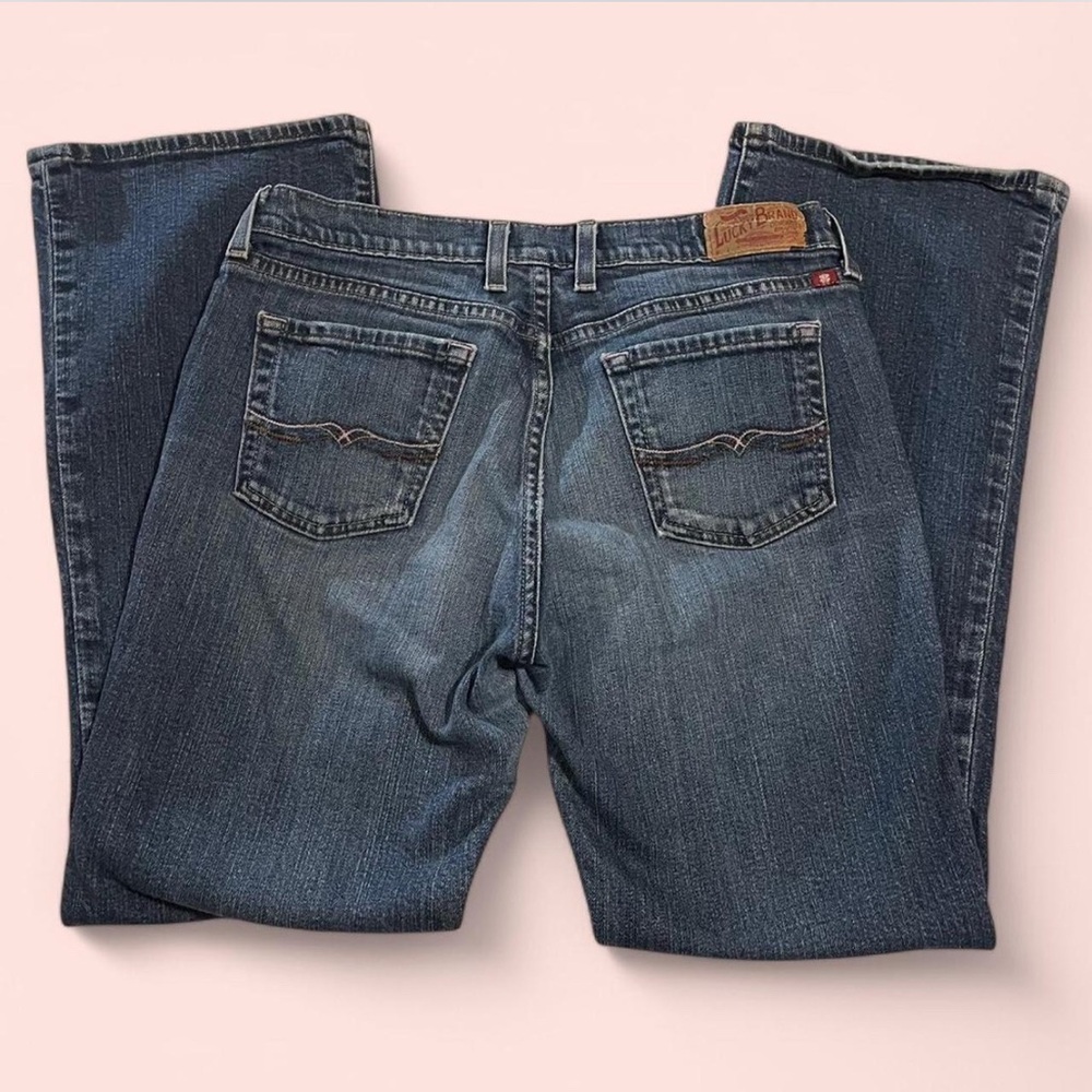Vintage Dark Wash Lucky Brand Boot Cut Jeans